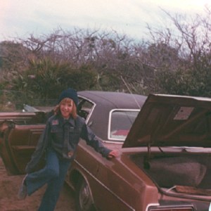 we go to the beach for the weekend in my step-mother's car