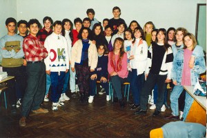 one of my classes in Bulgaria--1994