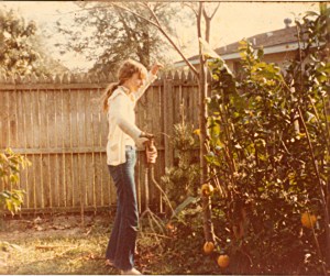 discovering something in a friend's backyard