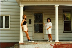 my first college apartment--summer 1988