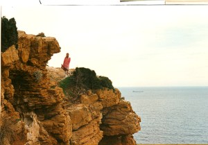 near the edge in Greece--New Year's Eve 1994