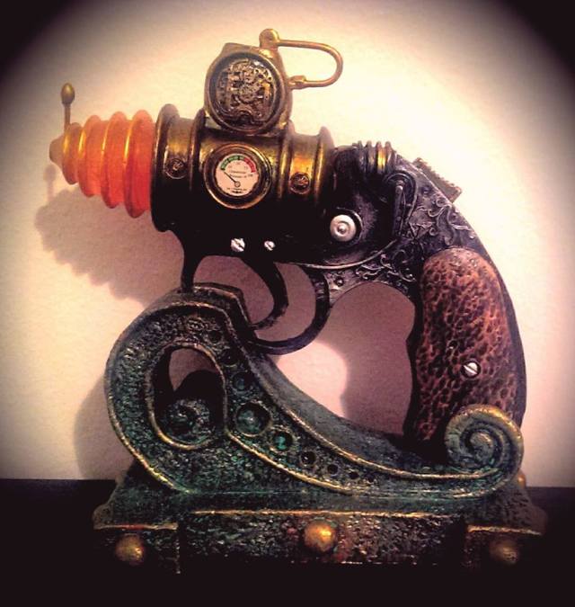 my steampunk pistol