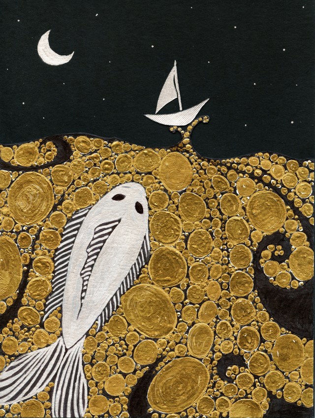 art silverandgoldfish002